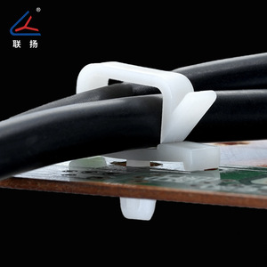 Clip para Cables Lianyang MIS-7, Base de Fijación de Cables de Plástico Cuadrada en Forma de Sillín para Paquetes de Cables Tipo Aeronave - Product Image 2