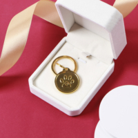 Personalisierte Hunde-ID-Tags, doppelseitig tiefgraviert, Edelstahl, Naturstein-Charm-Form, Frosting-Verfahren