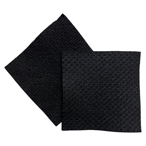 Éponge à vaisselle suédoise noire en cellulose, écologique, réutilisable, pour le nettoyage de la cuisine, en pulpe de bois, absorbante, noire - Product Image 1