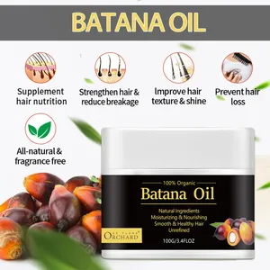 100% Organic Batana Hair Treatment Repair Damaged Prevent Hair Loss And Split Ends Raw Batana Hair Oil