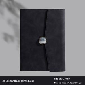 Agenda A5 en cuir personnalisé en gros, papeterie de bureau, carnet épais pour cadeau - Product Image 6