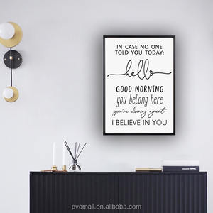 Vente en gros d'<span class=keywords><strong>aquarelle</strong></span> personnalisée Home Decor Digital Black Wall Picture Paintings Canvas Inspirational Wall Art Canvas Art Printed - Product Image 3