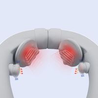 Tragbare Vibrations funktion entspannende intelligente Shiatsu Smart Masajeador de Cuello elektrische Nacken massage gerät für Nacken und Schulter