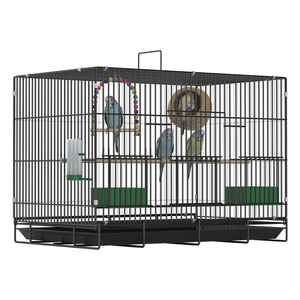 1cm Spacing Encryption <strong>Bird</strong> Villa Luxury <strong>Bird</strong> <strong>Cage</strong> <strong>Bird</strong> Breeding <strong>Cage</strong> Folding Metal <strong>Bird</strong> <strong>Cage</strong> <strong>for</strong> Budgerigar Cockatiel Parrot - Product Image 1