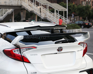 Aileron arrière de coffre noir brillant pour Toyota C-HR 2017-2020, accessoires de carrosserie - Product Image 4