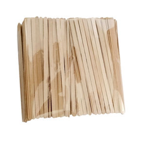 맞춤형 크기 일회용 음료 교반기 나무 커피 교반기 비 플라스틱 친환경 교반 스틱 - Product Image 2