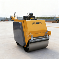 Nouveau Compacteur Vibratoire Monocylindre Autopropulsé FURD FYLJ-S600C 550kg à Essence, Moteur Changfa 5.4HP/9HP, 20kN