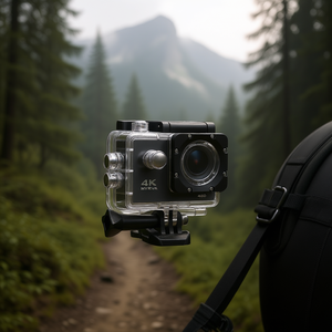 Caméra d'action Myrva 4K Ultra HD avec Wi-Fi, objectif grand angle 170°, étanche à 30 m, écran 2,0 pouces, capteur CMOS, prise en charge de la carte MicroSD - Product Image 2