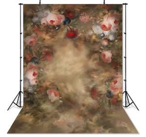خلفية التصوير التصريحية على شكل زهور مجردة صورة صورة صورة الوالدة بطبعة زهور صورة ديكور ستوديو التصوير - Product Image 1