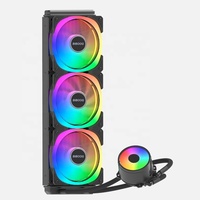 Refroidisseur d'eau pour processeur en aluminium RGB 360 mm, refroidisseur d'eau pour processeur BW360