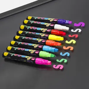 Hot Meerdere Functies Erasbale Venster Vloeibare Krijtstift Voor Led Schrijfbord