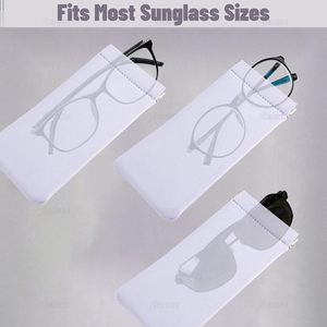 Estuches para gafas de sol con cierre a presión para sublimación, bolsa portátil de neopreno suave para guardar gafas - Product Image 2