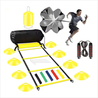 FDFIT-Juego de Bandas para Entrenamiento de Fútbol, Equipo Deportivo de Entrenamiento de Velocidad, Paracaídas para Correr, Escalera de Agilidad