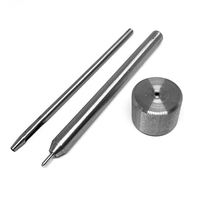 Kit d'outils d'installation Cloxy en acier au carbone pour kit d'outils de poinçonnage de grommets, pour presse manuelle d'œillets de 1,5 mm à 40 mm