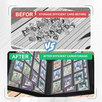 Vente en gros JUNMEI Premium Top Loader Binder 4/9/12 poches en cuir PU avec fermeture éclair, style tendance, pour rangement de cartes TCG, OEM