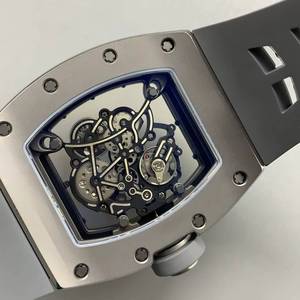 Top-tier 055 gray titanium ceramic case hollow dial no <b>scale</b> integrated movement men's business <b>mechanical</b> watch - Product Image 4
