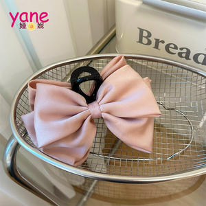 Pinzas para el pelo con lazo de doble cara de gran tamaño, pinzas de tiburón para el pelo en espiral de satén de Corea - Product Image 4