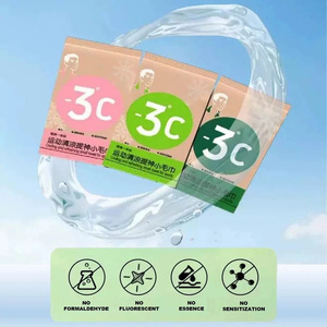 Toallitas Húmedas Refrescantes Eco Wish, Paquete de 3, Toallitas Húmedas No Tejidas para Adultos con Efecto Refrescante de Larga Duración (3 Horas) - Product Image 5