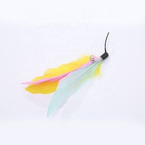 Tête de rechange pour baguette de <span class=keywords><strong>chat</strong></span> en gros, plume à sequins, jouet auto-entretenant pour soulager l'ennui du <span class=keywords><strong>chat</strong></span> - Product Image 2
