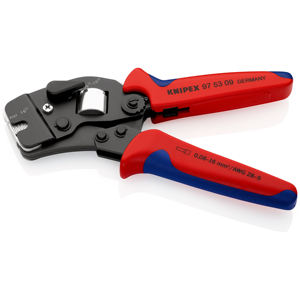 KNIPEX 97 53 09 Pince à sertir pour embouts (ferrules), avec réglage automatique pour sertissage frontal avec poignées - Product Image 2