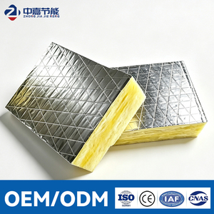 Panel de Lana de Vidrio con Revestimiento de Aluminio, Aislamiento Ignífugo para Conductos, Lámina de Fibra de Vidrio para Conductos de Aire HVAC - Product Image 1