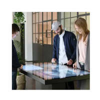 Système de table tactile intelligent portable pour intérieur, projection interactive tactile par les doigts, taille de projection de 120 à 500 pouces