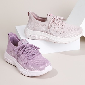 Tênis Femininos Slip-On para Corrida, Respirável, Leve, Confortável, Fashion, Antiderrapante com Superior e Forro em Malha - Product Image 5