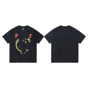 <span class=keywords><strong>T</strong></span>-shirt de haute qualité de style américain - Saimt Michell Trend pour hommes, 100% coton, lavage à l'acide, vintage, manches courtes - Product Image 6