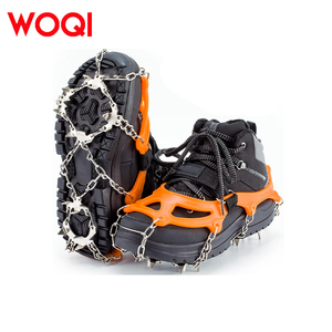 WOQI Unisex in acciaio inox denti in Silicone fascia scarpe artigli punte ampiamente usato per escursioni scarponi da montagna campeggio prodotti per l'escursionismo - Product Image 1