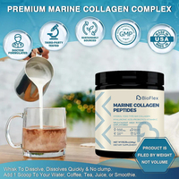 Collagène Multi-Peptides Hydrolysés OEM en Gros, 350g, de Protéines Vitales, Bovin, Marin et Poisson, en Poudre pour le Blanchiment de la Peau