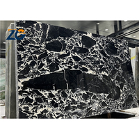 ZGSTONE Design moderne marbre naturel France Petit Antique dalle de marbre noir salon Design pour décoration panneau mural maison