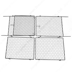 กรงป้องกันพืชโลหะ 34x32.5x52 ซม. รูปทรงสี่เหลี่ยม สำหรับคลุมสวน ป้องกันกระต่าย กระรอก นก และศัตรูพืช - Product Image 4