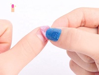 Ensemble de manucure en plastique pour enfants, vernis à ongles, jouets imprimés pour filles, beauté et mode