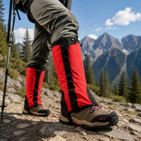Guêtres imperméables légères et pliables en polyester pour sports de neige, escalade et trekking en montagne - Personnalisables pour utilisation en extérieur par temps neigeux