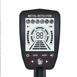 Détecteur de métaux avec bobine de recherche de 30 cm, détecteur d'or professionnel pliable noir pour adultes - Product Image 2