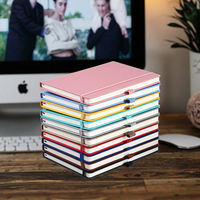 Carnet personnalisé A5 en cuir PU/PP avec couverture cousue, reliure à chevalet, élastique et logo sur mesure pour fournitures scolaires