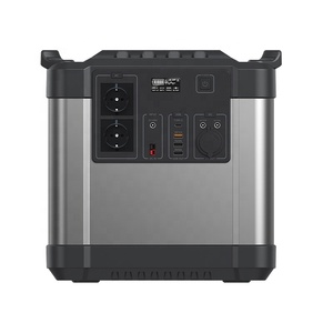Station d'alimentation portable d'urgence solaire extérieure 2000W Lithium-Ion 7680Wh pour téléphone portable, ordinateur portable et camping, batterie externe - Product Image 1