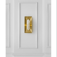 XINZHONG-Aplique de pared de latón de estilo nórdico para dormitorio, mesita de noche, decoración de sala de estar, lámpara de pared de cobre