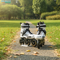 Patins à roulettes en ligne professionnels SeeMore pour adultes, 3 roues de 110 mm, pour la performance en extérieur, la vitesse et le slalom