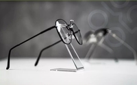 Présentoir acrylique de lunettes de soleil de comptoir pour magasin de lunettes et salon professionnel