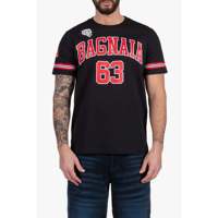 Grosir 150 Gram Kaos Sporty Bagnaia 63 100% Katun Hitam Anti-Susut Desain O-Neck Pakaian Pria untuk Ekspor