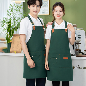 Bán buôn tùy chỉnh logo bền Polyester Đầu Bếp Nấu Ăn Tạp dề phong cách thời trang cho quán cà phê nhà hàng nhà bếp không thấm nước - Product Image 4