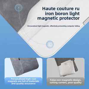 กระเป๋าเอกสารหนัง PU สำหรับใส่คอมพิวเตอร์แบบธุรกิจ <span class=keywords><strong>3</strong></span> in 1 พร้อมช่องใส่แล็ปท็อปกันน้ำและกระเป๋าใส่อุปกรณ์เสริม มีสินค้าในสต็อก - Product Image 6