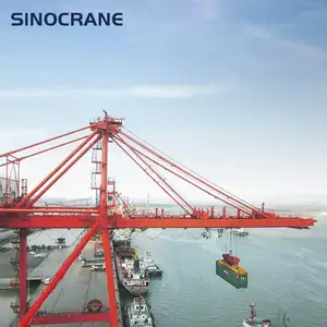 Schip Naar Shore Poort Crane Mobiele Lifting Quayside Container Crane Sts Schip Yard Marine Met Seaside Schepen Portaalkraan