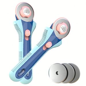 Cortador Rotatorio de 45 mm con Bloqueo de Seguridad para Tela, Cuero, Manualidades, Costura y Acolchado - Product Image 1