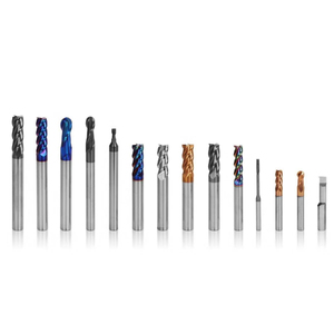 ดอกกัดคาร์ไบด์เคลือบ AlTiN 4 ฟลุต สำหรับเหล็กและเหล็กกล้าไร้สนิม - Product Image 4