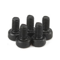 Oxyde noir Grade12.9 vis à tête cylindrique à six pans creux filetés en acier allié avec DIN912 moleté