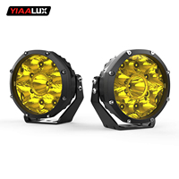 Luz LED Redonda de 5 Pulgadas para Todoterreno, Luz de Conducción con Haz de Luz Concentrado, con Soporte de Montaje en U para Camioneta, SUV, Jeep 4x4
