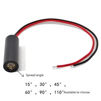 Cabezal láser de 10X30mm 635nm 1mW Módulo láser rojo de línea cruzada