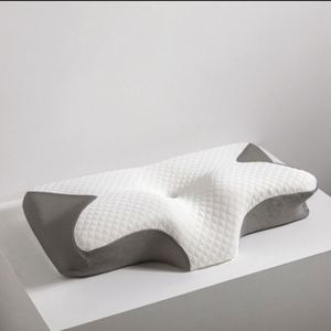 Oreiller de sommeil transfrontalier en mousse à mémoire de forme en forme de papillon pour le cou et les épaules avec housse rafraîchissante - Product Image 2
